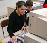 Student Using a Computer Student Using a Computer